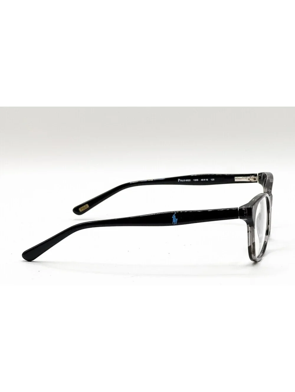 Polo Ralph Lauren Polo 8522 1308 Black Gray Tortoise Eyeglass Frames 46-16